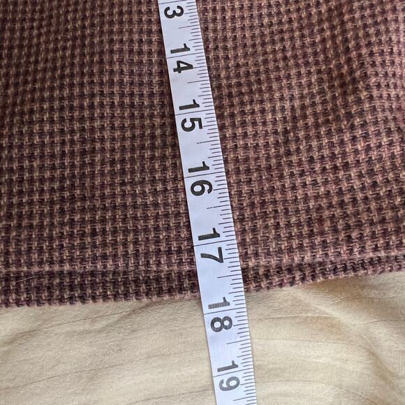 Banana Republic womens wool blend brown houndstooth mini skirt office siren corp - Picture 8 of 11